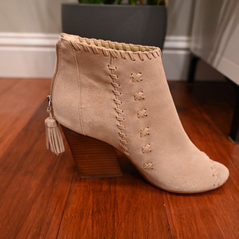 Marc Fisher Genesa Toe Open Booties Size 10 | Size 10 - Picture 6 of 16